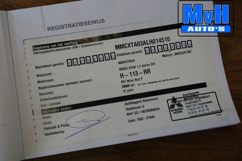 Mitsubishi Space Star 1.2 Active|AUTOMAAT|CARPLAY|CRUISE|NAP