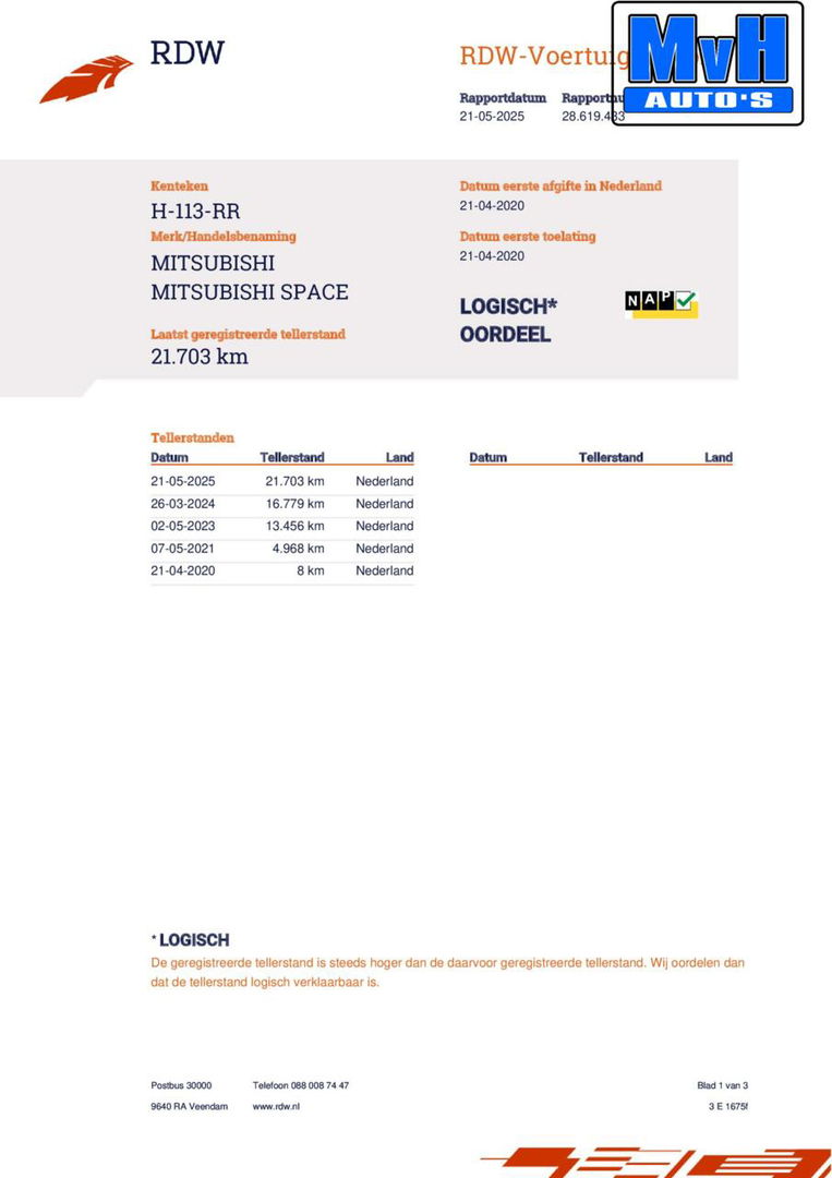 Mitsubishi Space Star 1.2 Active|AUTOMAAT|CARPLAY|CRUISE|NAP