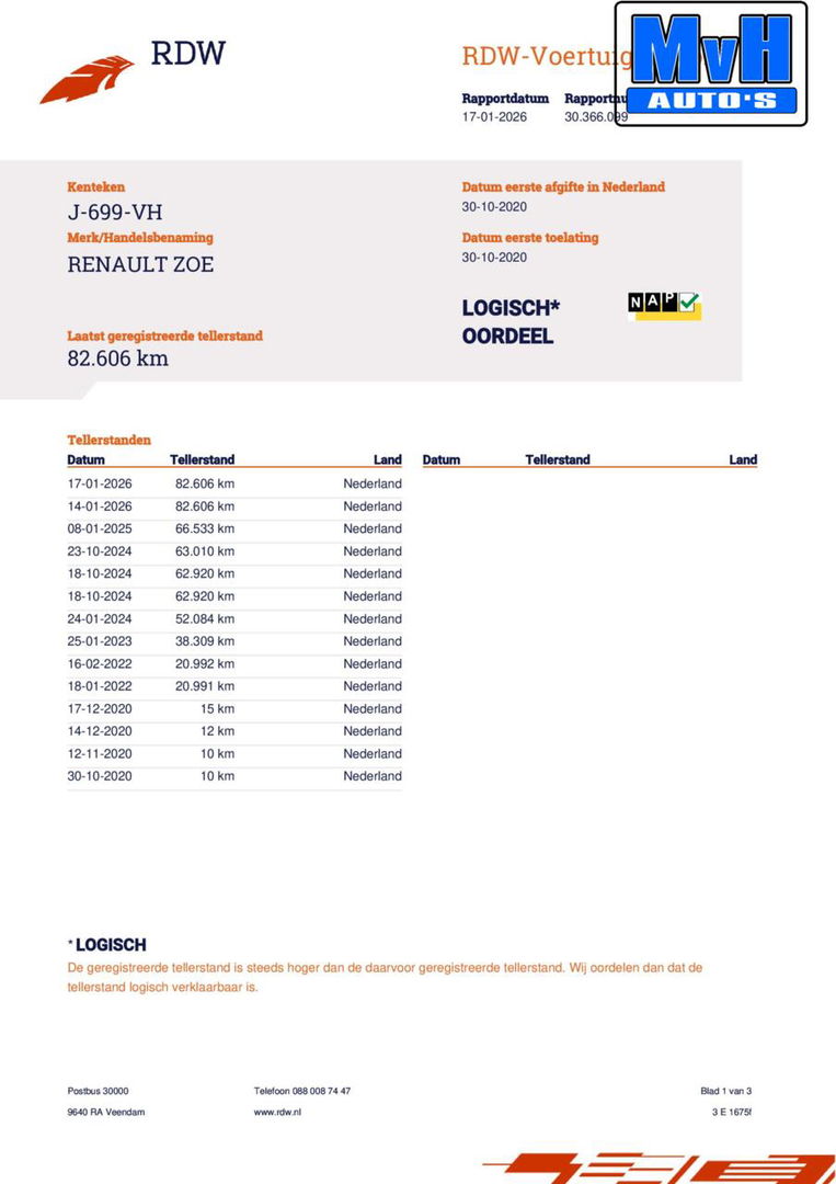 Renault ZOE R110 Life 52 kWh|SOH 91%|KOOP ACCU|SNELLADEN|NAP