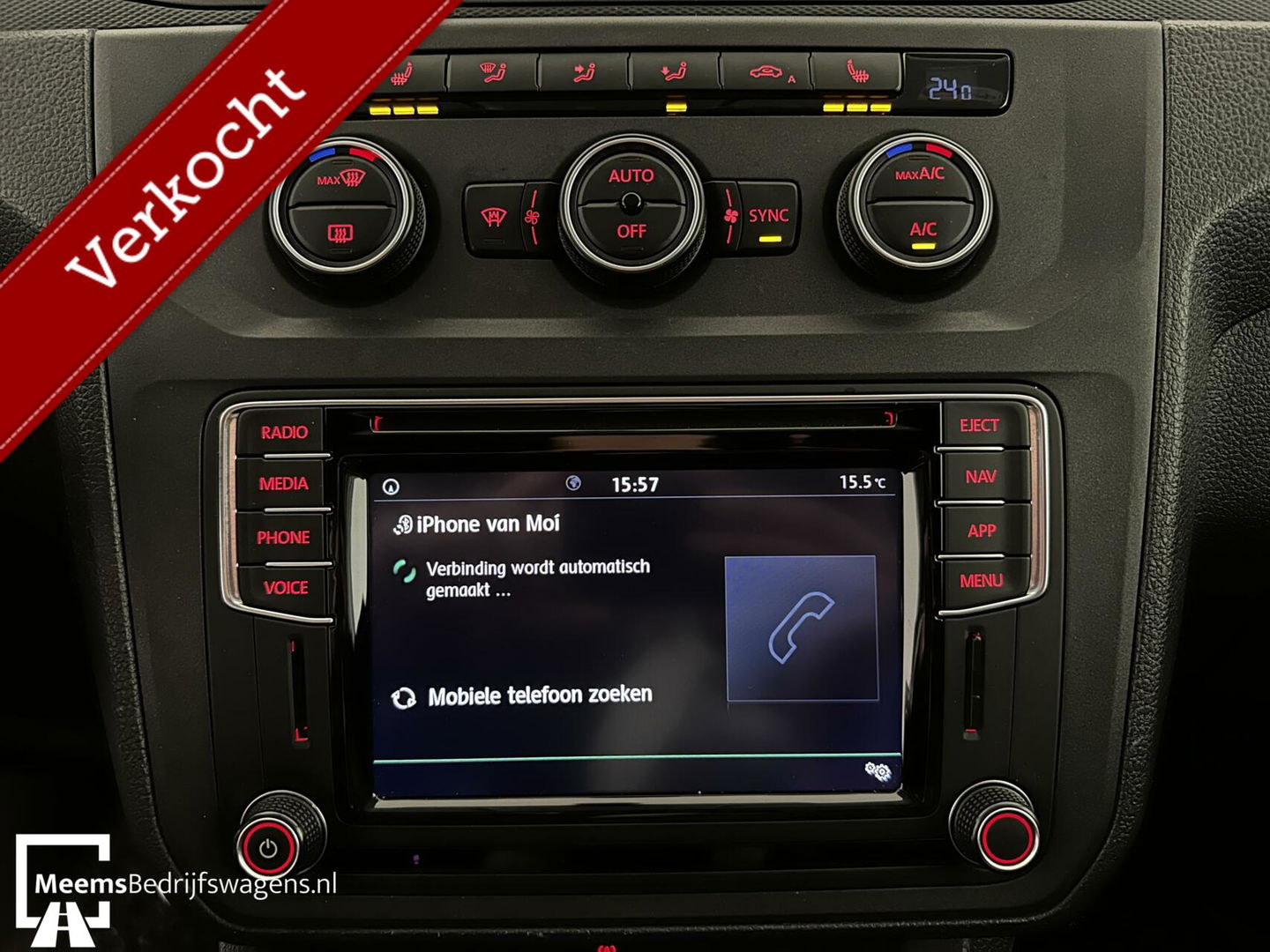 Volkswagen Caddy 2.0TDI AUTOMAAT CRUISE NAVI LEER STOELVERWA