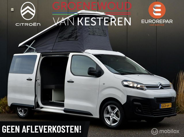 Citroën Jumpy - Camper 2.0 120pk | 4 zitplaatsen | Slaaphefdak