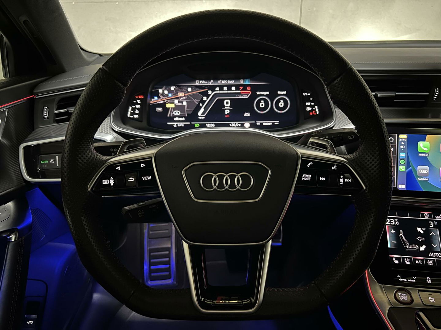 Audi RS6 Avant 4.0 TFSI Quattro Matgrijs Dynamic+ B&O 600PK