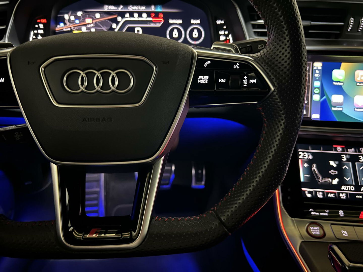 Audi RS6 Avant 4.0 TFSI Quattro Matgrijs Dynamic+ B&O 600PK