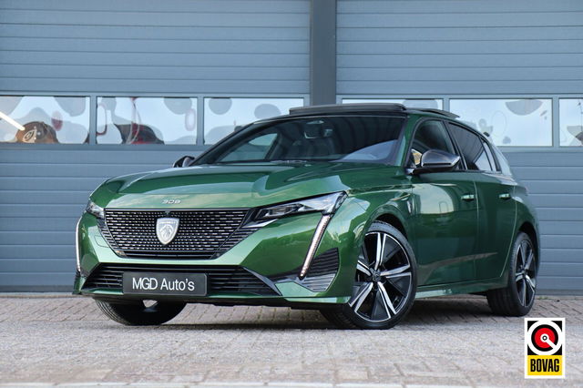 Peugeot 308 - 1.2 PureTech GT /LED/PANODAK/SFEERVERL./CARPLAY/360 CAMERA/KEYLESS/STUURVERW.!
