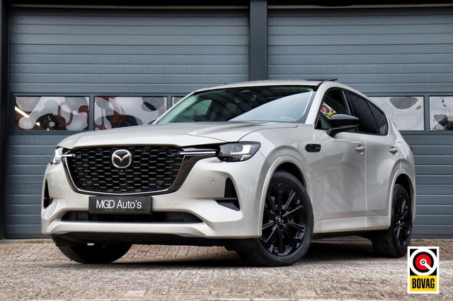 Mazda CX-60 - 2.5 e-SkyActiv PHEV Homura /PANODAK/360 CAMERA/STOELVERW+VENTL./KEYLESS/ELEK. KLEP/HUD/BOSE/MEMORY!