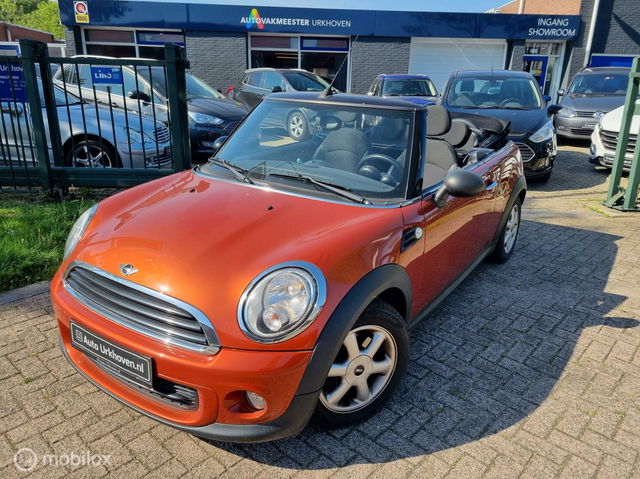 MINI Cabrio - 1.6,clima,stoelverw,6-24 mnd garantie mogelijk