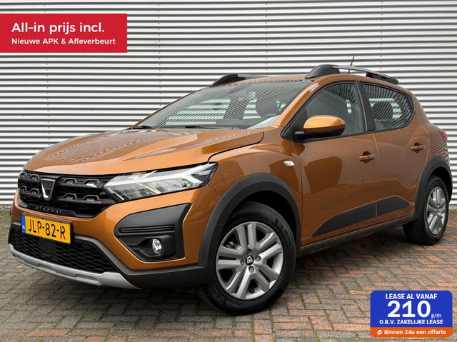 Dacia Sandero Stepway - 1.0 TCe 90 Airco Cruise Carplay Led 21 Vol Opties Camera Pdc Hoge Instap Eerste eigenaar 40970 KM Gereden