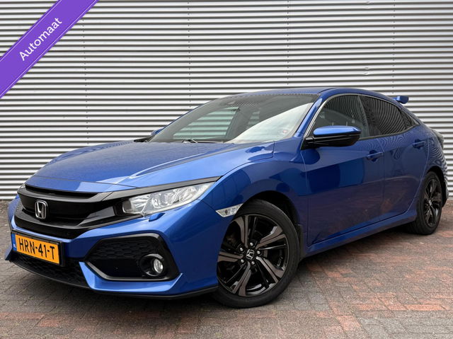 Honda Civic - 1.0 i-VTEC Autom Cruise Led Carplay Camera 2018 Eerste Eigenaar Vol Opties Perfecte Staat