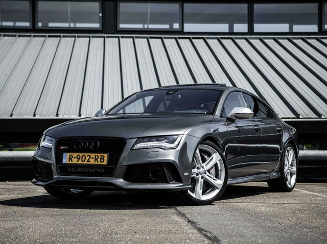 Audi RS7 - Audi RS7 RS 7 4.0 V8 TFSI 560PK Dynamic Plus 305 km/u Keramisch B&O Schuifdak HUD Camera ACC Carbon VOL!