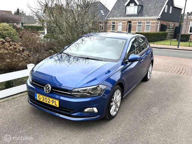Volkswagen Polo - 1.0 TSI 95PK DSG AUTOMAAT HIGHLINE CLIMATE CONTROLE CARPLAY SFEERVERLICHTING PARKEERSENSOREN ADAPTIEVE CRUISE CONTROLE!!