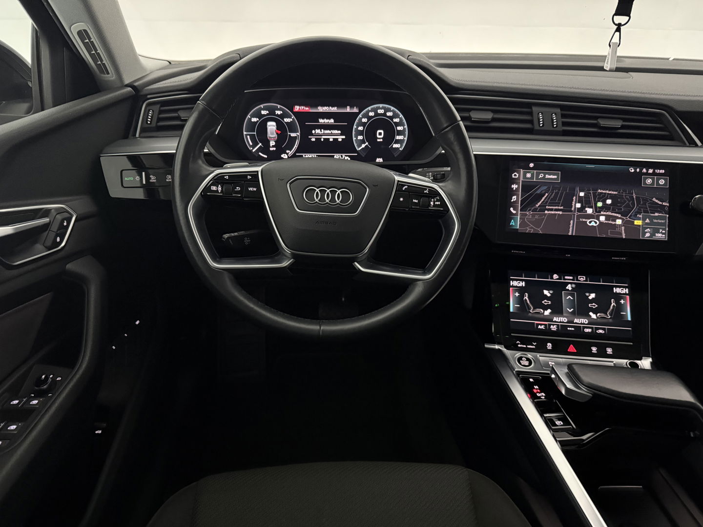 Audi e-tron 50 Quattro Black Edition 71 kWh | SOH 91% | Snelladen | Camera | Virtual | Memory | Cruise | Parkeersens.