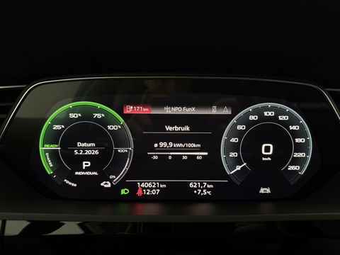 Audi e-tron 50 Quattro Black Edition 71 kWh | SOH 91% | Snelladen | Camera | Virtual | Memory | Cruise | Parkeersens.