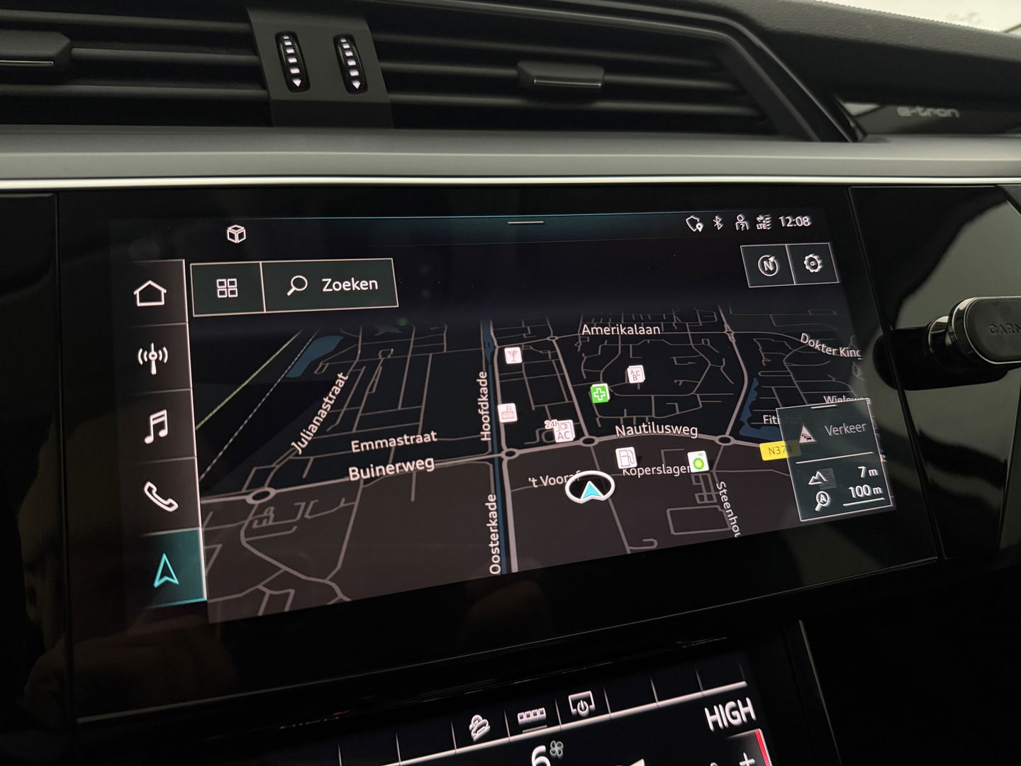 Audi e-tron 50 Quattro Black Edition 71 kWh | SOH 91% | Snelladen | Camera | Virtual | Memory | Cruise | Parkeersens.