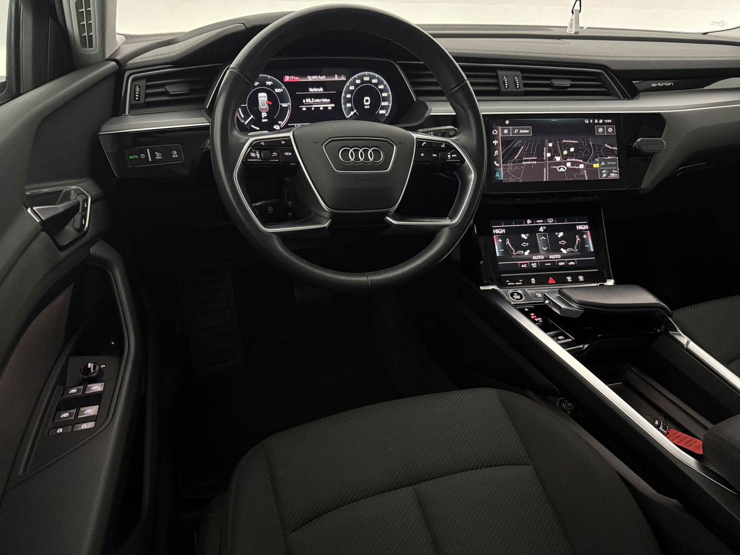 Audi e-tron 50 Quattro Black Edition 71 kWh | SOH 91% | Snelladen | Camera | Virtual | Memory | Cruise | Parkeersens.
