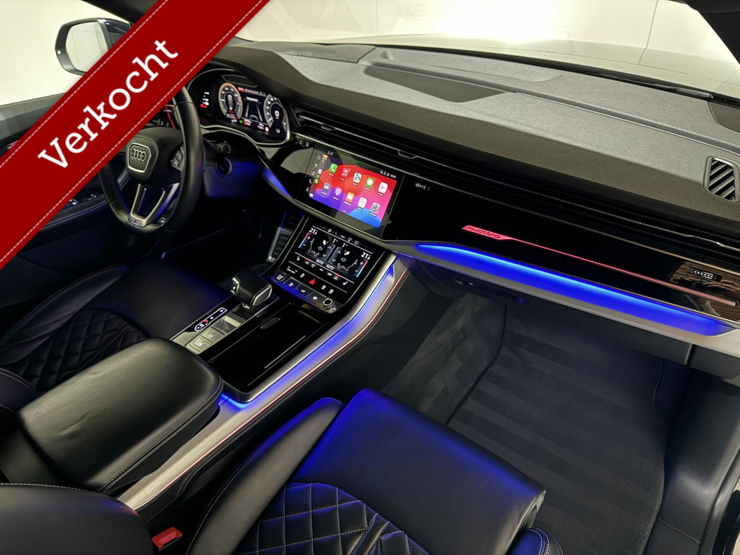 Audi Q8 55 TFSI e Quattro Competition S-Line Pano RS-Seats Sfeer Luchtver. B&O 360º
