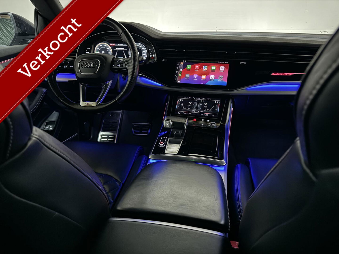 Audi Q8 55 TFSI e Quattro Competition S-Line Pano RS-Seats Sfeer Luchtver. B&O 360º