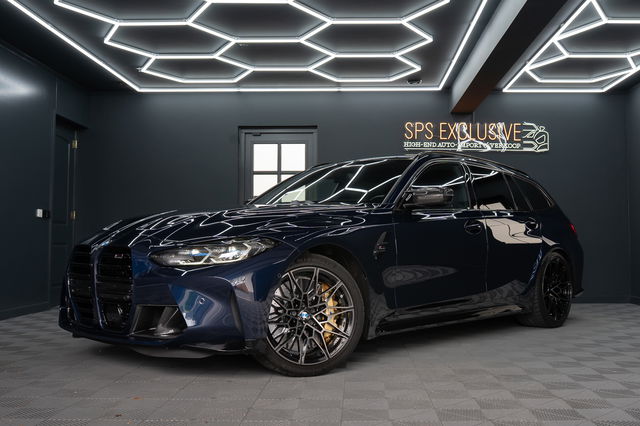 BMW M3 - 3-serie Touring xDrive Competition Keramisch / Tanzanite blauw / Laser / 360 / HUD / Curved display / Garantie