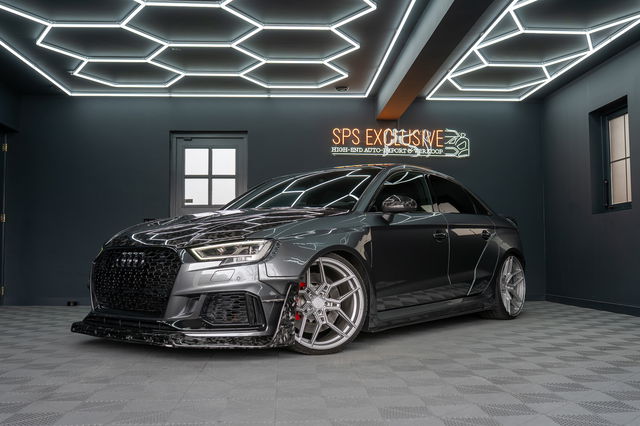 Audi RS3 - A3 Limousine 2.5 TFSI quattro Widebody / TTE700 / Full PPF / B&O / Pano / IPE Titanium uitlaat / VC / Custom RS3 VOL Stage 3