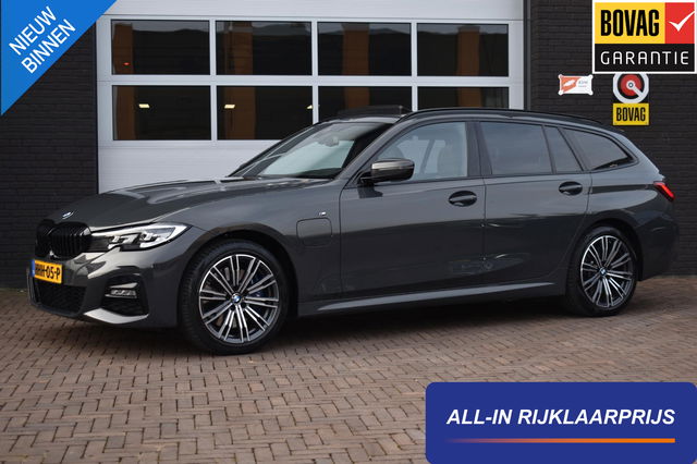BMW 3 Serie - Touring 330e Plugin Hybrid 292PK Aut M-Sport | Panodak | Dravitgrau Individual | Trekhaak | Leder | Incl. garantie