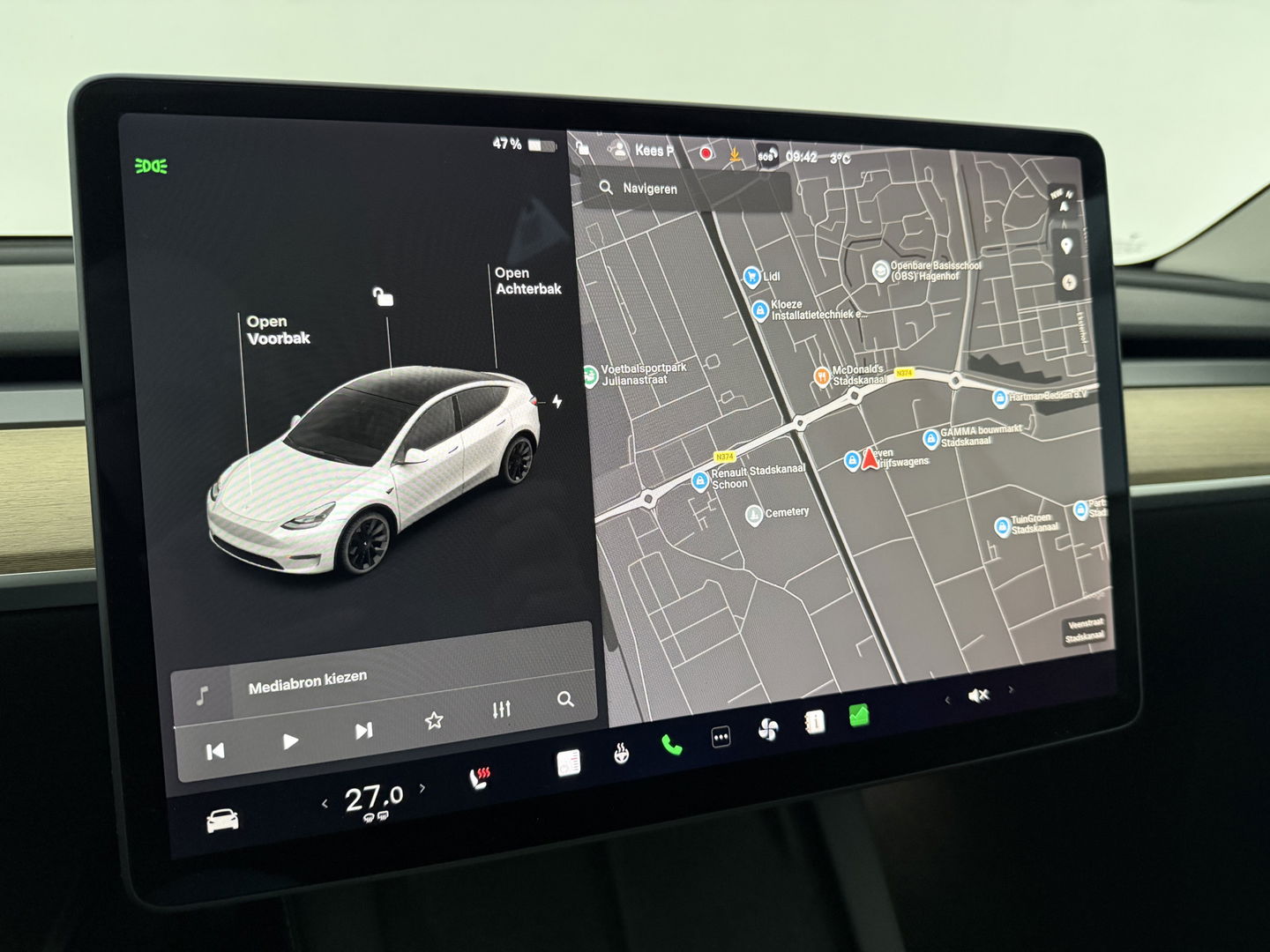 Tesla Model Y Long Range AWD 75 kWh | SOH 89% | Snelladen | Autopilot | Pano | Memory | Camera | Stoel/Stuurverw.