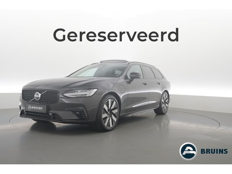 Volvo V90 2.0 T6 Plug-in hybrid AWD Ultra Dark | Pano-dak | Head-up | 360 camera | Elek. stoelen | H&K Audio |