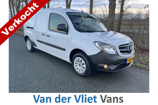 Mercedes-Benz Citan - 109 CDI 90pk E6 Extra Lang BPM Vrij! Lease €240 p/m, Airco, Cruise controle, Laadbrug, Schuifdeur, Mistlampen, Onderhoudshistorie aanwezig