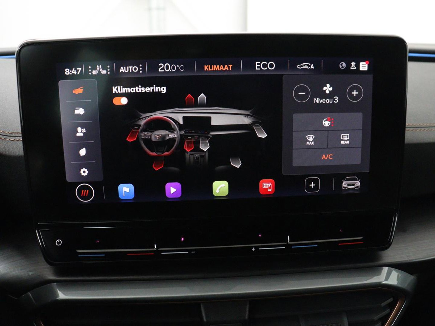 CUPRA Leon 1.4 eHybrid | Panoramadak | Stoelverwarming | Leder | Carplay | Adaptive cruise | Camera | Navigatie | Park Assist | Sportstoelen | Full LED | Sfeerverlichting | PHEV | Plug In