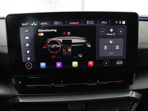 CUPRA Leon 1.4 eHybrid | Panoramadak | Stoelverwarming | Leder | Carplay | Adaptive cruise | Camera | Navigatie | Park Assist | Sportstoelen | Full LED | Sfeerverlichting | PHEV | Plug In