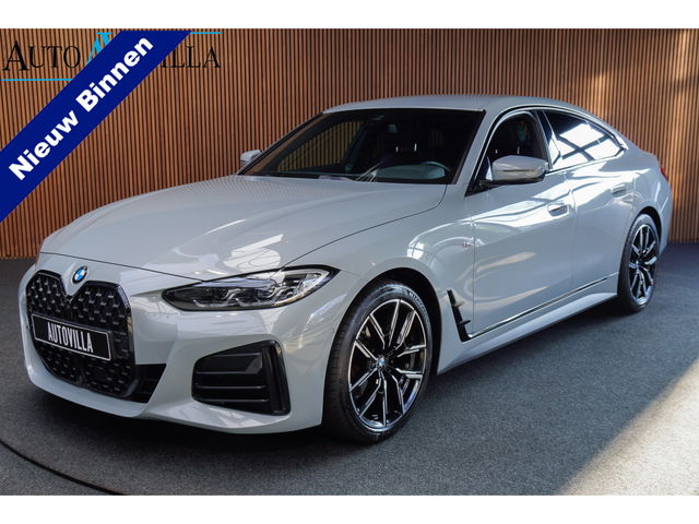 BMW 4 Serie - Gran Coupé 420i M-pakket Navi Leer Elektr. achterklep 360° Camera Climate voor & achter Zwarte hemelbekleding PDC LM velgen BTW auto!