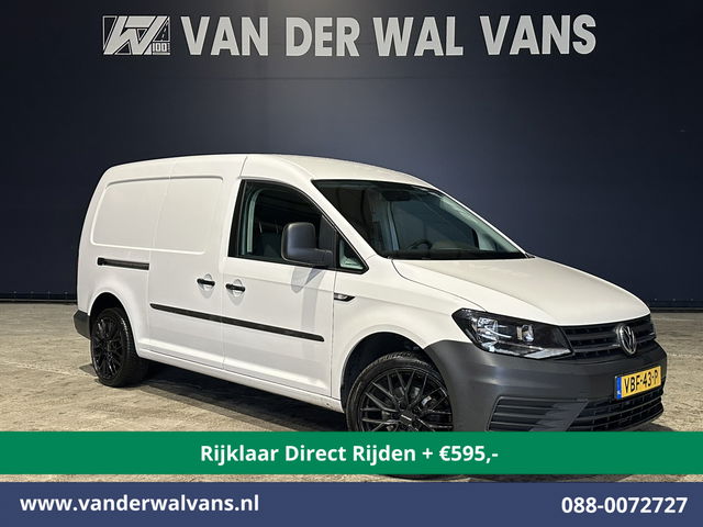 Volkswagen Caddy - 2.0 TDI L2H1 Maxi Euro6 *Rijklaar Direct Rijden* Airco | LM velgen | Navigatie | Apple Carplay | Android Auto Zijdeur