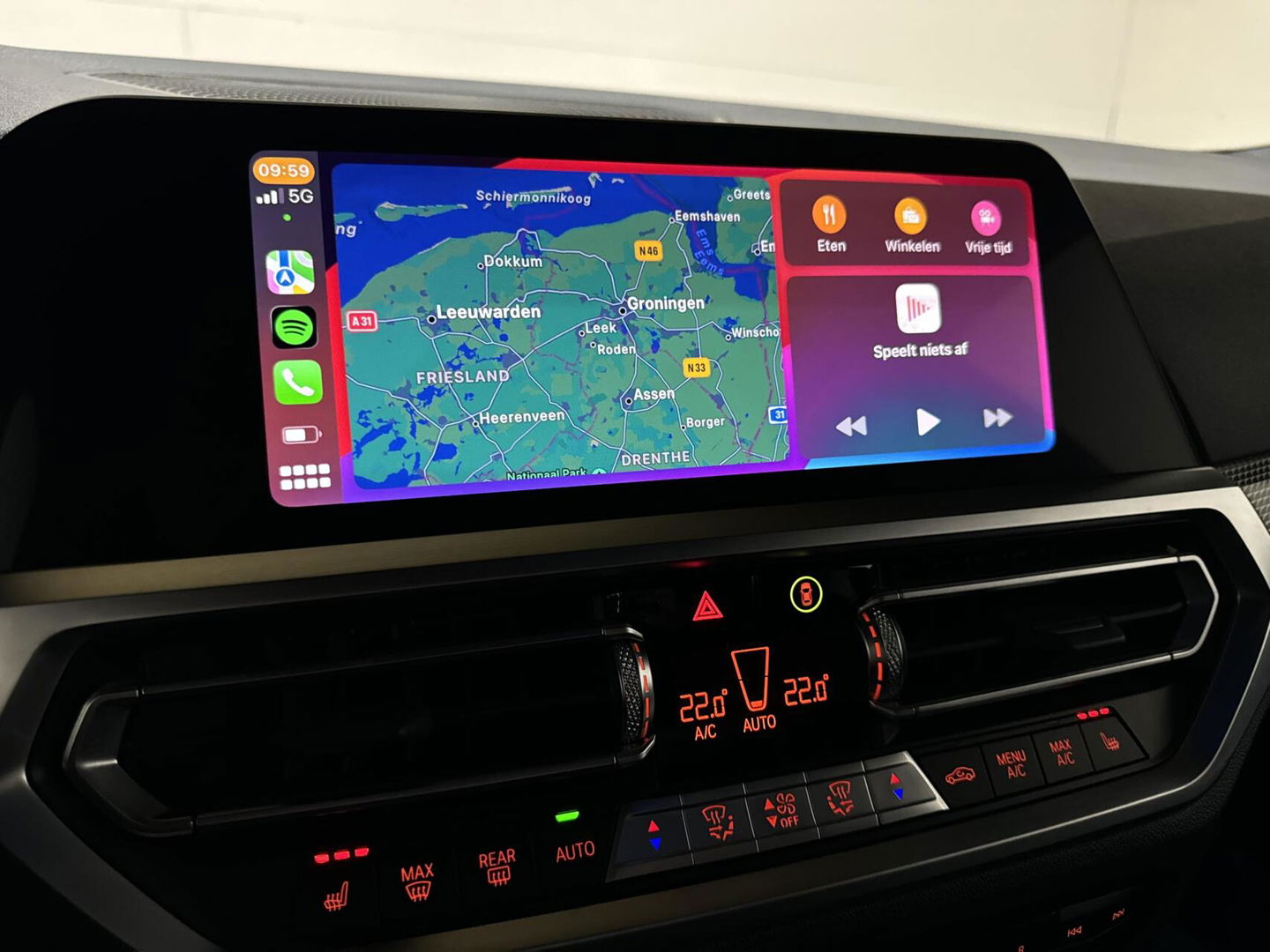 BMW 3 Serie 320e M-Sport Shadow Pano 360° Carplay Sfeerv.