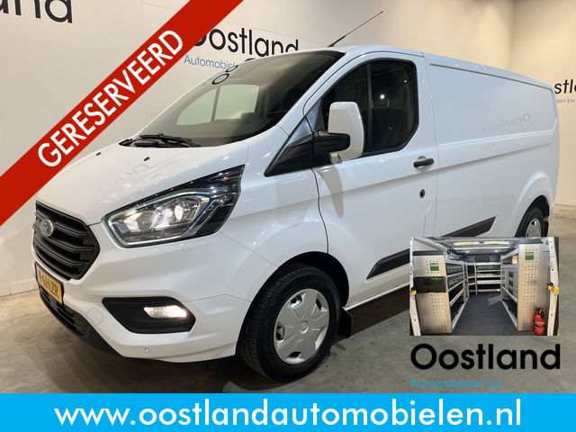 Ford Transit Custom - 300 2.0 TDCI L2H1 Trend / Servicebus / Bott Inrichting / Euro 6 / Airco / CarPlay / Camera / Navigatie / 3-Zits