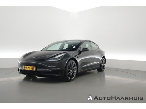 Tesla Model 3 Long Range AWD 75 kWh | 351pk | Pano | Warmtepomp | Dig. Cockpit | Stoelverw. | Elek. Stuur+ Stoel