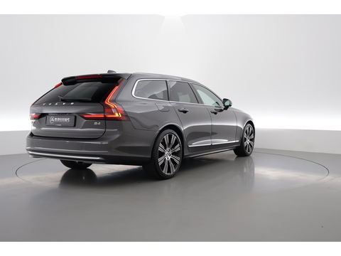 Volvo V90 B4 D Ultimate Bright 197pk | Pano | HUD | 360cam | H&K | Memory seats | Standkachel |