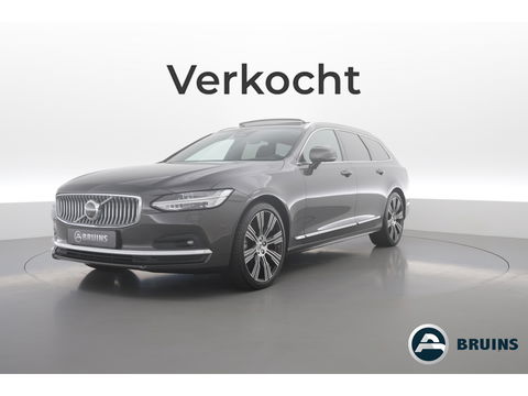 Volvo V90 B4 D Ultimate Bright 197pk | Pano | HUD | 360cam | H&K | Memory seats | Standkachel |