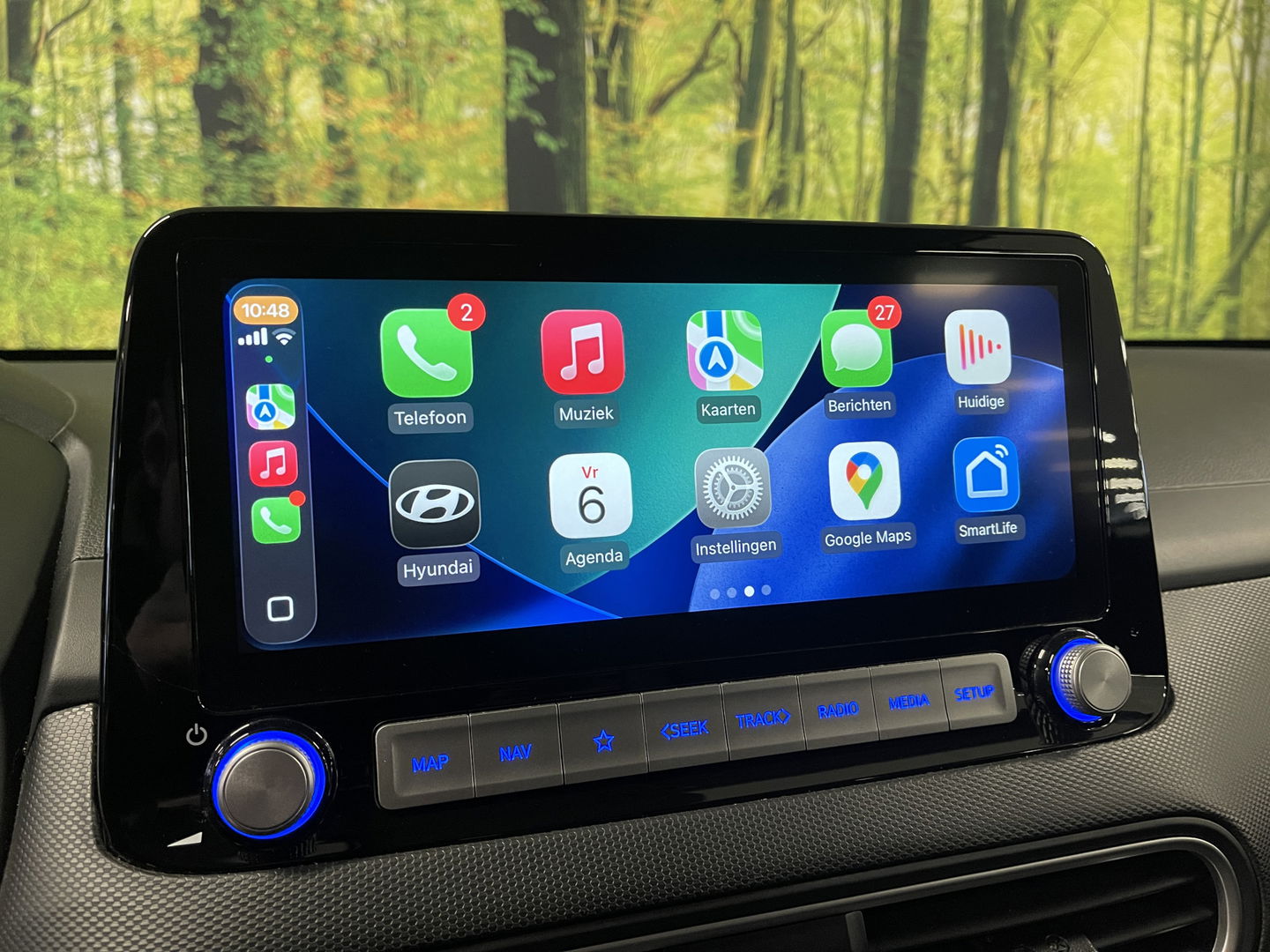 Hyundai KONA EV Comfort 64 kWh 3-Fase | SOH 100% | Adaptive Cruise Control | Achteruitrijcamera | Lederen Bekleding | Parkeersensoren Achter | Stoelverwarming | Keyless | Apple Carplay | Android Auto |