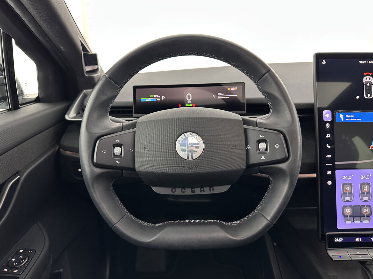 Fisker Ocean Extreme 113kWh [ 3-Fase ] Aut. (INCL-BTW) *HEATPUMP | PANO | LEATHER | FULL-LED | ADAPTIVE-CRUISE | TOPVIEW | MEMORY-PACK | BLINDSPOT | DIGI-COCKPIT | KEYLESS | DAB+ | SOLAR-ROOF | COMFORTSEATS | CARPLAY | TOW