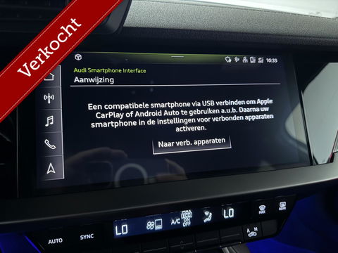 Audi A3 Limousine 35 TFSI S-Line Black Edition Sfeer Carplay NAP