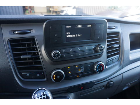 Ford Transit 350L 130PK Bakwagen BPM VRIJ!! Camera, Luchtvering, Dhollandia Klep, Lat om Lat!! NR. JE01*