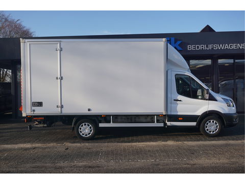 Ford Transit 350L 130PK Bakwagen BPM VRIJ!! Camera, Luchtvering, Dhollandia Klep, Lat om Lat!! NR. JE01*
