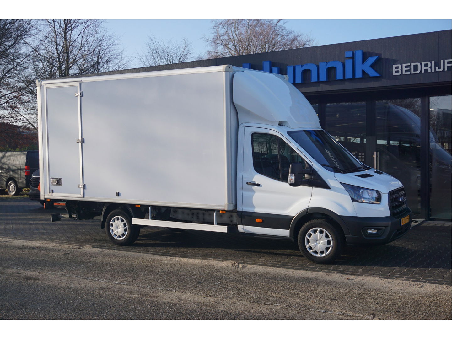 Ford Transit 350L 130PK Bakwagen BPM VRIJ!! Camera, Luchtvering, Dhollandia Klep, Lat om Lat!! NR. JE01*