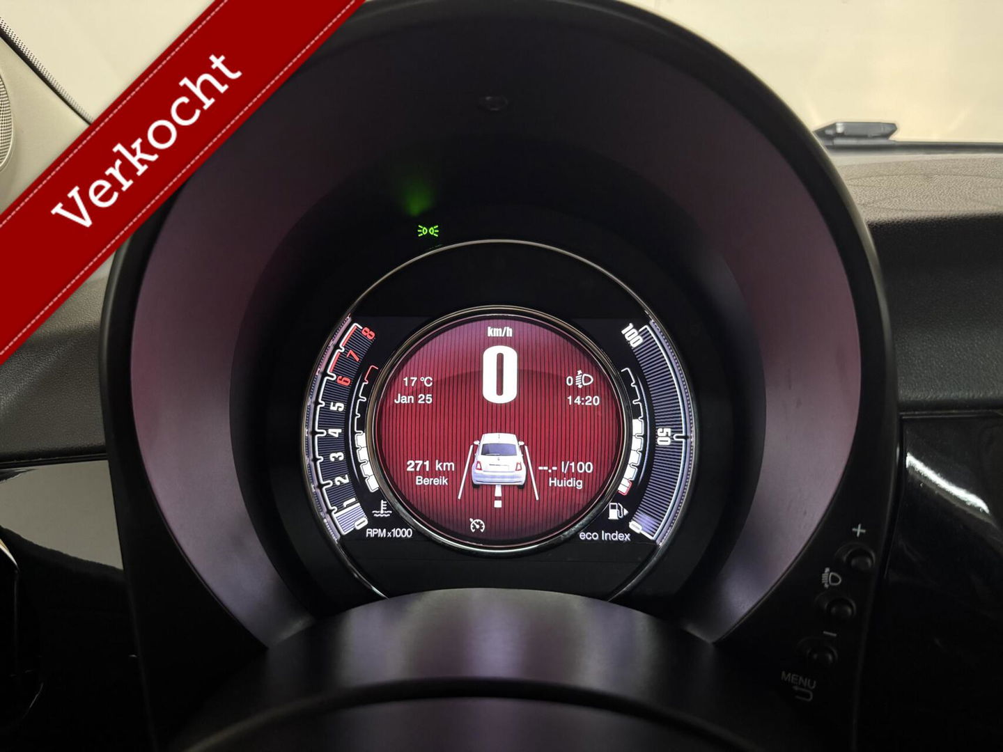 Fiat 500 1.2 Lounge Pano Navi Cruise CarPlay PDC NAP