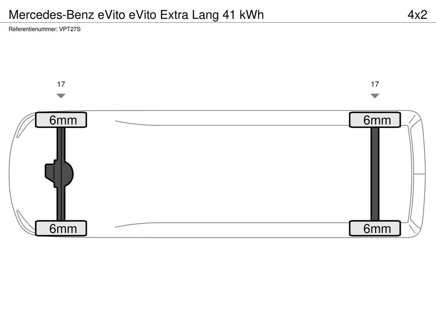 Mercedes-Benz eVito eVito Extra Lang 41 kWh