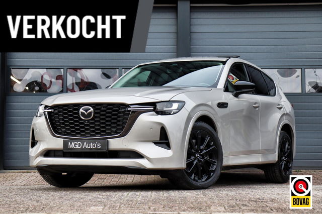 Mazda CX-60 - 2.5 e-SkyActiv PHEV Homura /PANODAK/360 CAMERA/STOELVERW+VENTL./KEYLESS/ELEK. KLEP/HUD/BOSE/MEMORY!