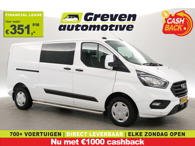 Ford Transit Custom - 2.0 TDCI L2H1 | DC | 6-Zits | Airco | Cruise | Carplay | Trekh. | Navi | Parkeersens.