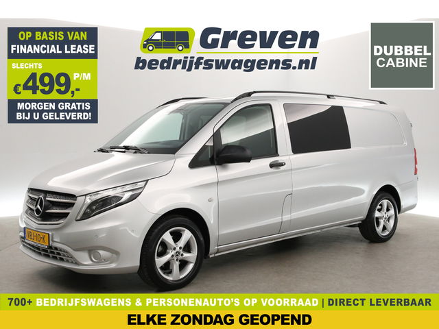 Mercedes-Benz Vito - 114 CDI Extra Lang | Euro6 | Dubbele Cabine | Aut. | Clima | Cruise | Trekh. | Camera | Navi | Parkeersens.