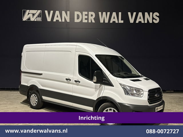 Ford Transit - 2.0 TDCI L2H2 inrichting Euro6 Airco | 2x Zijdeur | Cruisecontrol | Verwarmde voorruit Parkeersensoren, Bijrijdersbank