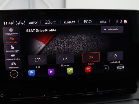 SEAT Leon 1.4 TSI eHybrid PHEV FR | Stoel & stuurverwarming | Camera | Adaptive cruise | Carplay | Navigatie | Sfeerverlichting | Park Assist | Climate control | Full LED | PHEV | Plug In