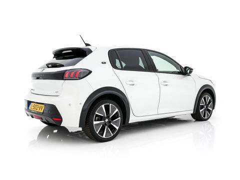 Peugeot e-208 EV GT Pack 50 kWh (3-Fase-11kW) {SOH-86%} (INCL-BTW) *HEATPUMP | PANO | FULL-LED | DIGI-COCKPIT | BLINDSPOT | CAMERA | LEATHER-ALCANTARA | AMBIENTLIGHT | NAVI-FULLMAP | LANE-ASSIST | KEYLESS | DAB | CCS-FASTLOADER | HEATED-SPORTSEATS