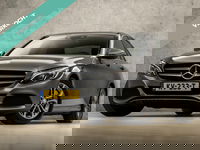 Mercedes-Benz C-Klasse - 350 e AMG Sport 279Pk Automaat (NAVIGATIE, LUCHTVERING, MEMORY SEATS, LEDER, CAMERA, STOELVERWARMING, SPORTSTOELEN, ZWART HEMEL, ADAPTIVE CRUISE, NIEUWE APK, NIEUWSTAAT)